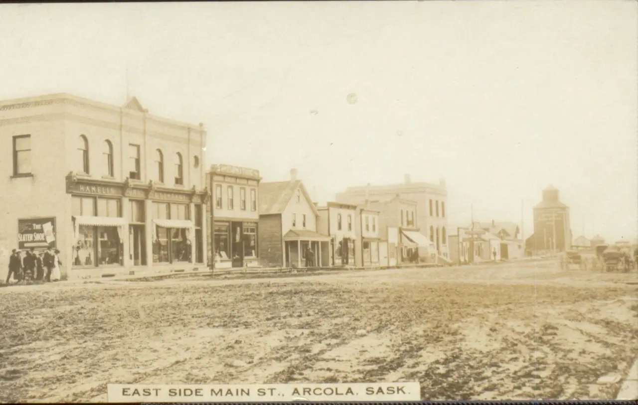 East Side Main Street, Arcola, about 1910